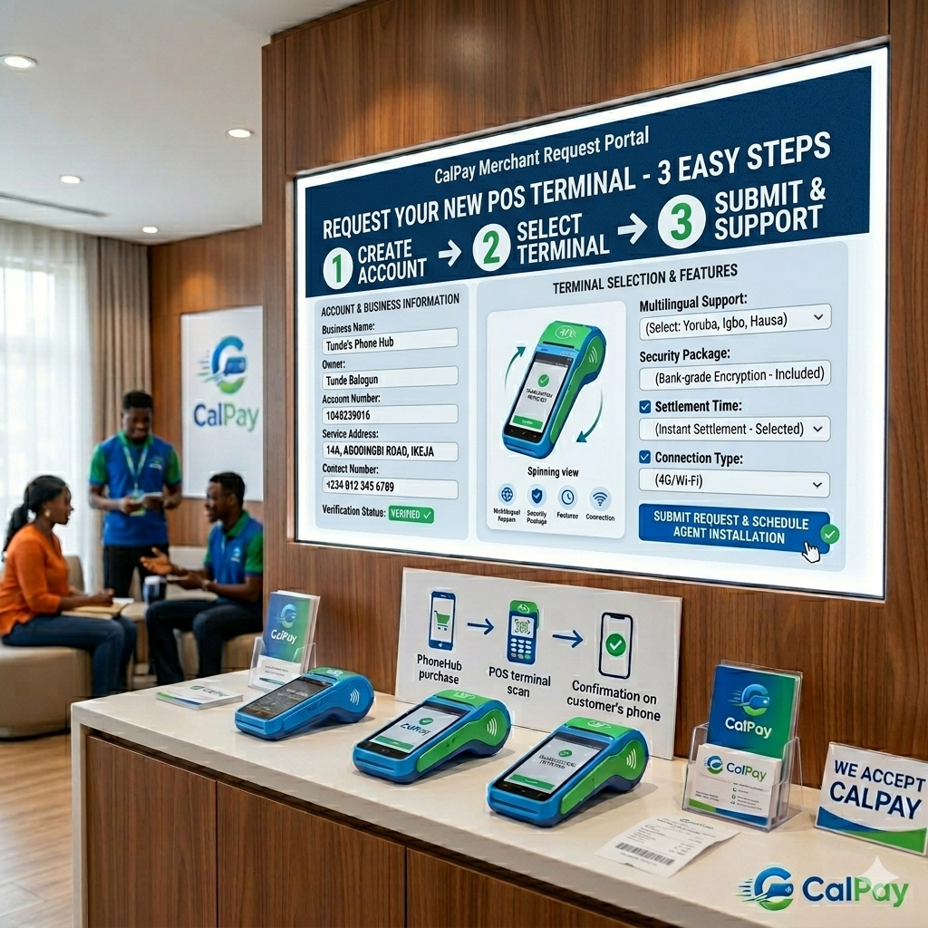 Request your CalPay POS terminal